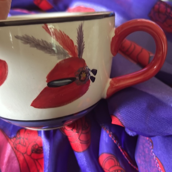 Red Hat Society Scarf & Coffee / Tea Mug - Picture 5 of 7